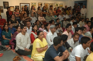 Audience at Artfest 09, Indiaart Gallery